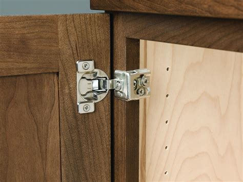 hidden hinges for framed cabinets